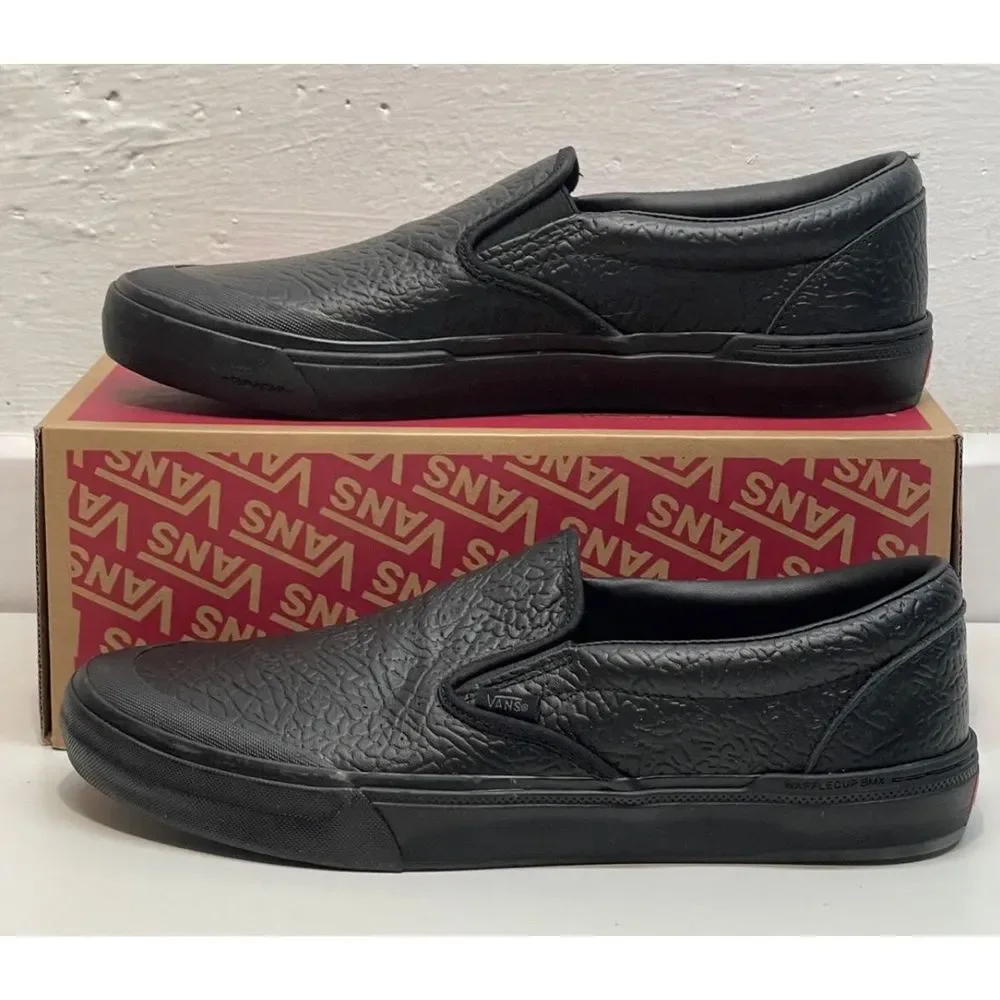 Vans Slip On Sneakers BMX Courage Adam’s Men’s Size 11.5 Black New - Picture 1 of 11